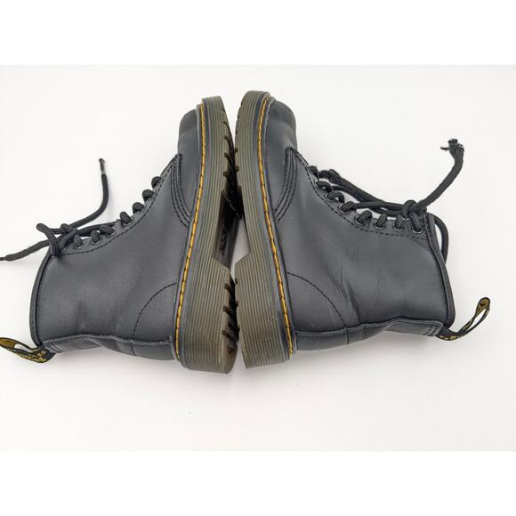 Dr. Martens Junior Boots 1460 J Softy T Leather Lace-Up Ankle Boot Black Size 12 - Picture 6 of 10